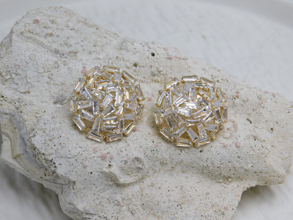Aretes Flashé dorado