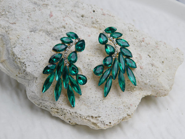 Aretes Midnight verde