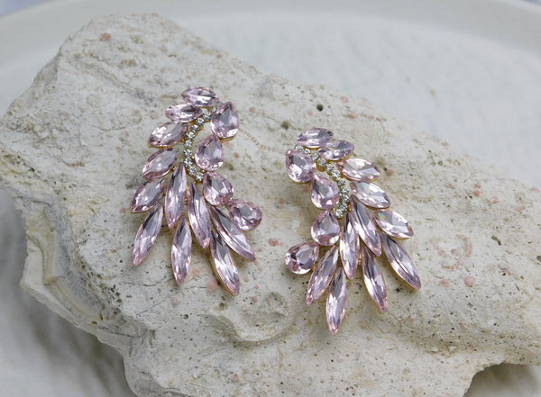 Aretes Midnight rosa
