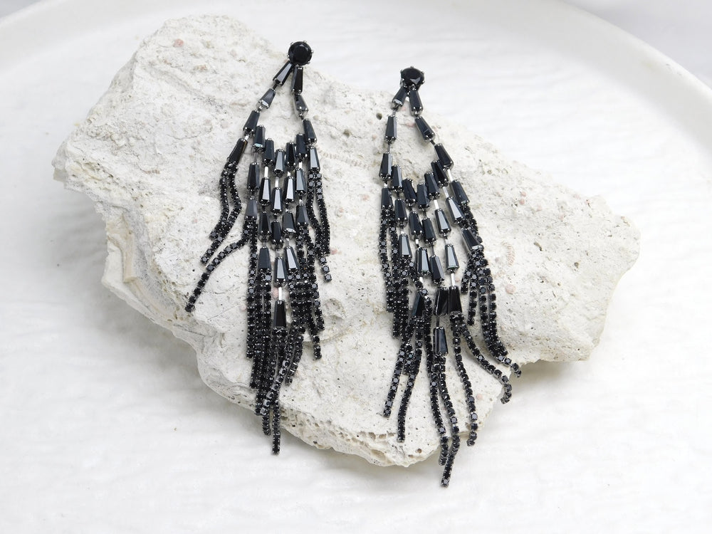 Aretes Éclat negro