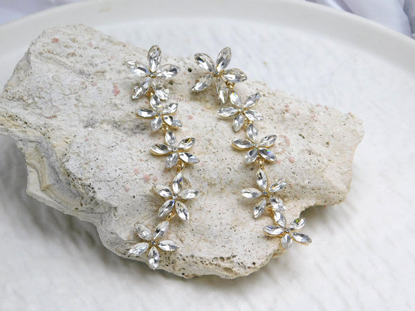 Aretes Sunflower dorados