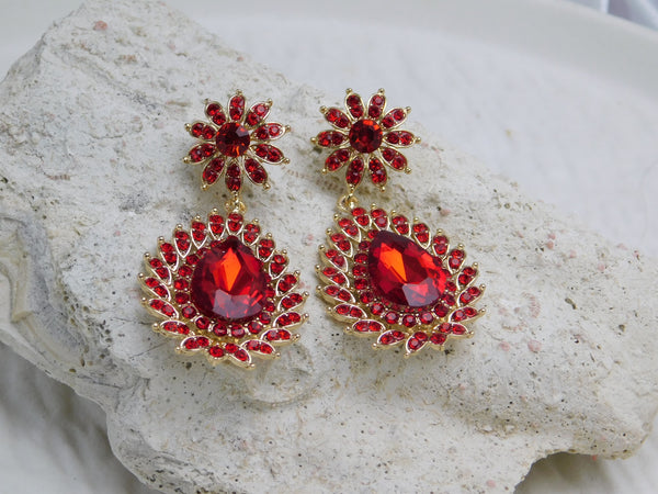 Aretes Nightout rojos