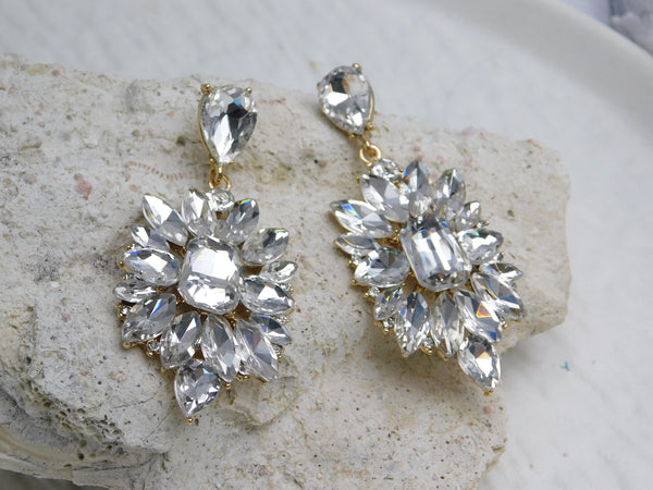 Aretes Muse plateados