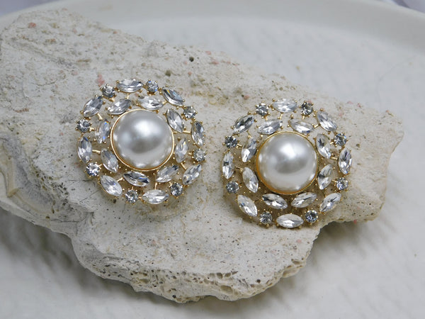 Aretes Glitterush blancos