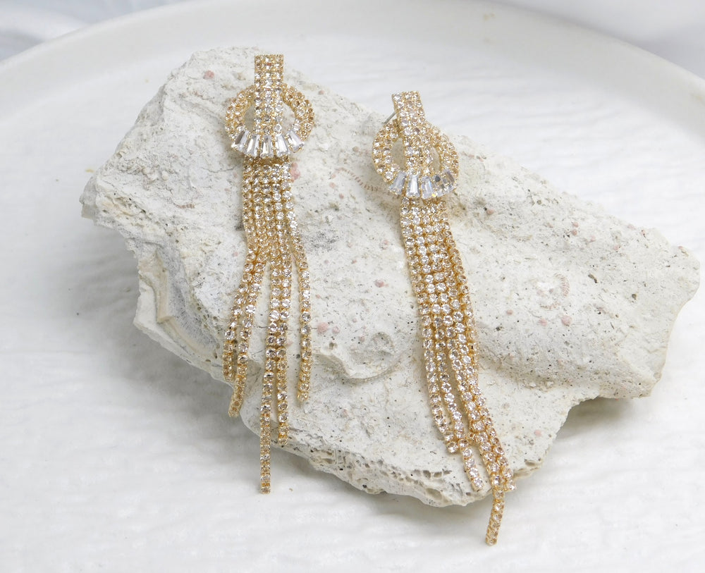 Aretes Alouette champaña