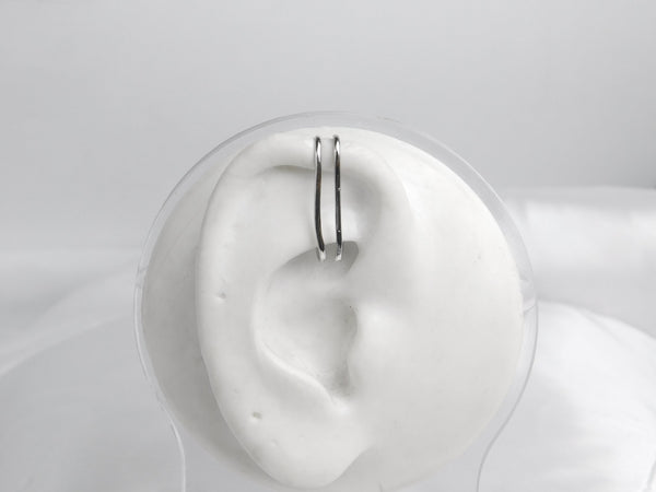 Earcuff Althea plateado