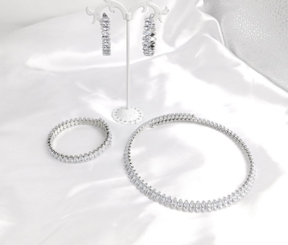 Set triple Delux plateado