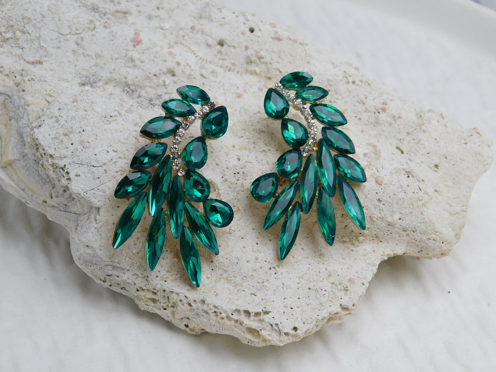Aretes Midnight verde