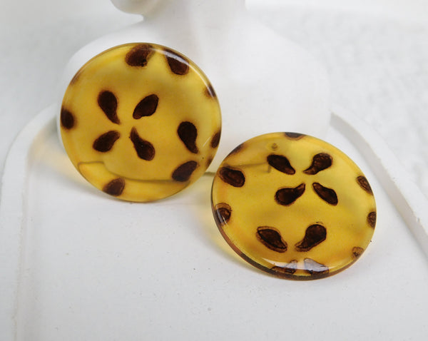 Aretes Ambar Circular