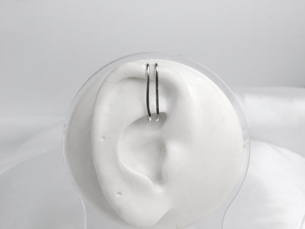 Earcuff Althea plateado